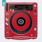 Doto Design Skin CDJ 800 FULL COLORS Aurora Red – Zboží Živě