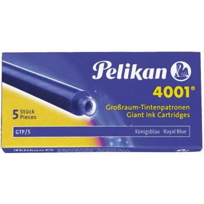 Pelikan Velkokapacitní inkoustové kazety Pelikan 4001 GTP/5 královská modř 5 kazet – Zboží Živě