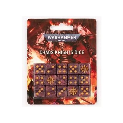 GW Warhammer 40k Dice Set: Chaos Knights EN/NM – Hledejceny.cz