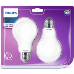 Philips LED žárovka E27 A67 11,5W 100W neutrální bílá 4000K , 2ks  alternativy - Heureka.cz