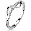 Prsteny Mabell Dámský prsten z chirurgické oceli HESTER CZ221R M7755S 5C45