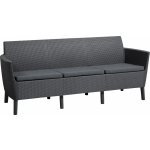 KETER SALEMO 3 seater sofa grafit – Hledejceny.cz