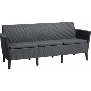 KETER SALEMO 3 seater sofa grafit