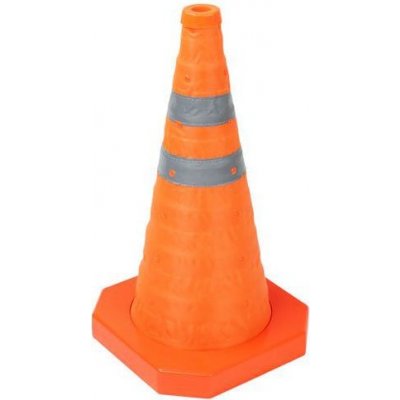 Skládací reflexní dopravní kužel Manutan Expert K3, 45 cm, oranžový – HobbyKompas.cz