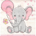 Ubrousek 33x33cm Sluně – Zboží Dáma