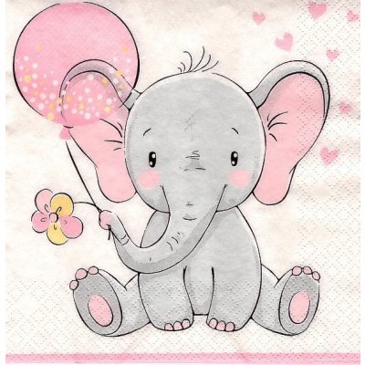 Ubrousek 33x33cm Sluně – Zboží Dáma