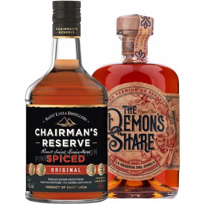 Demons Share + Chairmans Reserve Spiced (set 1 x 0.7 l, 1 x 0.7 l) – Hledejceny.cz