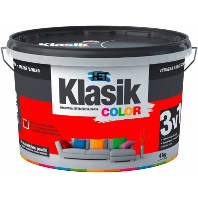 Het Klasik color 0277 hnědý 4 kg