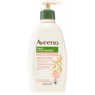 Aveeno Daily Moisturising Creamy Oil vyživující a hydratační tělový krém 300 ml – Zbozi.Blesk.cz