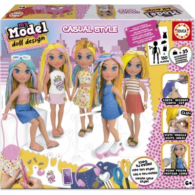 EDUCA Kreativní sada My Model Doll Ležérní styl – Zboží Dáma
