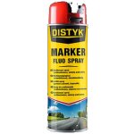 Den Braven Značkovací sprej – Marker fluo červená 500ml DISTYK – HobbyKompas.cz