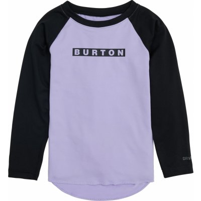 Burton kids' Base Layer Tech t-shirt true black/supernova