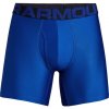 Boxerky, trenky, slipy, tanga Under Armour Charged Cotton 6in BLU 327426 400 šedé modré 3Pack