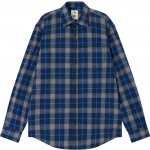 Wolf & Wolfie pánská flanelová košile K2551 modrá – Zboží Dáma