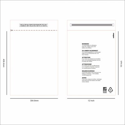 Průhledný sáček s potiskem 30.5x40.6cm – Zboží Živě