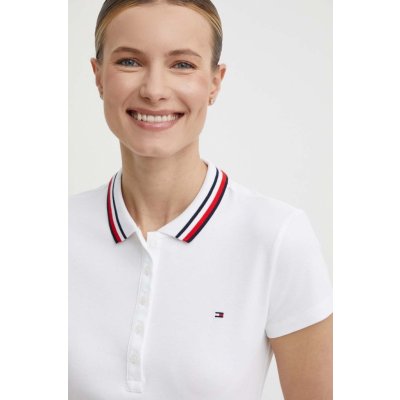 Tommy Hilfiger Polo tričko WW0WW42749 bílá – Zbozi.Blesk.cz