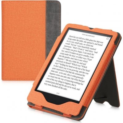 KW Mobile Double Leather KW5626106 pouzdro pro Amazon Kindle Paperwhite 5 2021 oranžov 4063004474211 šedá – Zboží Živě