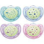 Nuk Freestyle Night silikon + box růžová 2 ks – Zboží Dáma