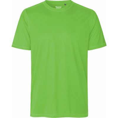 Neutral Unisex sportovní tričko Quick Dry z recyklovaného polyesteru Limetková zelená