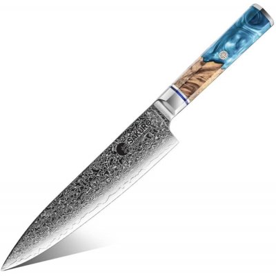 SaKuRo Šefkuchařský nůž z damaškové oceli Blue 19,8 cm – Hledejceny.cz