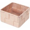 Úložný box Compactor Úložný organizér do zásuvky TEX S 12 x 12 x 7 cm růžová