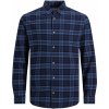 Pánská Košile Jack&Jones pánská košile JJEOXFORD slim Fit 12182486 Navy blazer