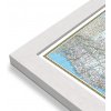 Nástěnné mapy National Geographic USA - nástěnná mapa Classic 110 x 77 cm Varianta: mapa v dřevěném rámu, Provedení: Pegi bílý