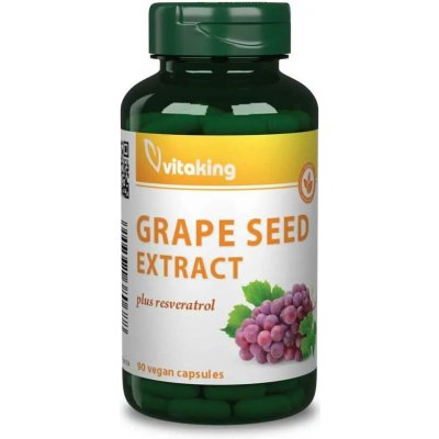 Vitaking Grapeseed Extract 400 mg 90 kapslí – Hledejceny.cz