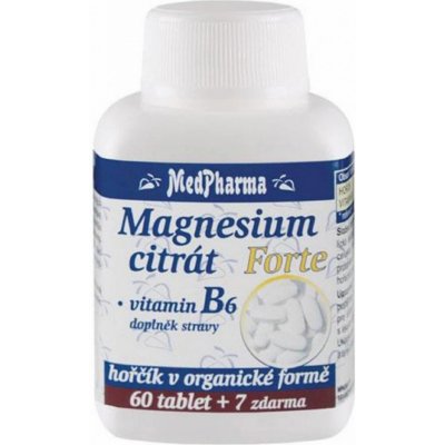 MedPh Magnesium citrát Forte B6 67 tablet – Hledejceny.cz