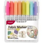 Monami Fabric Marker popisovače na textil 470 set A sada 16 ks – Zboží Dáma