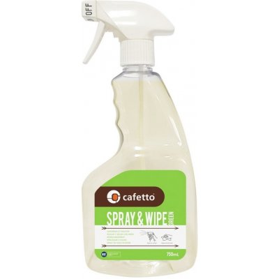 Cafetto Spray & Wipe Green přípravek pro čištění povrchů kávovaru – Zboží Mobilmania