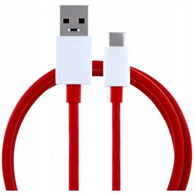 OnePlus D301 USB na typ C, 4A - bílý/červený – Zboží Živě