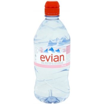 Evian Přírodní minerální voda neperlivá 750 ml od 37 Kč - Heureka.cz