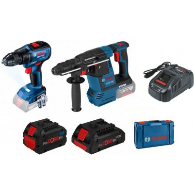 Bosch GBH 18V-26 + GSR 18V-50 0.611.909.020 od 13 390 Kč - Heureka.cz