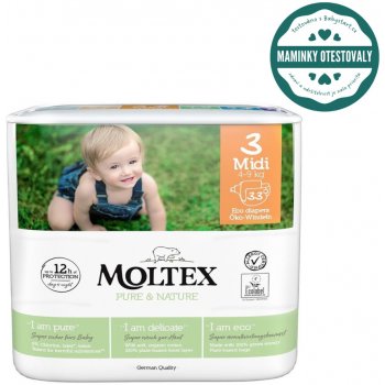 Moltex Plenky Pure & Nature Midi 4-9 kg 33 ks