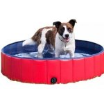 Surtep Animals Bazén pro psa skládací červený 80 x 30 cm – Sleviste.cz