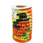 Lampion Halloween Veselé dýně 15 cm krčený 131187 – Zboží Dáma