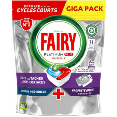 Fairy Platinum Plus All in1 kapsle do myčky se svěží vůní 71 ks – Zboží Dáma