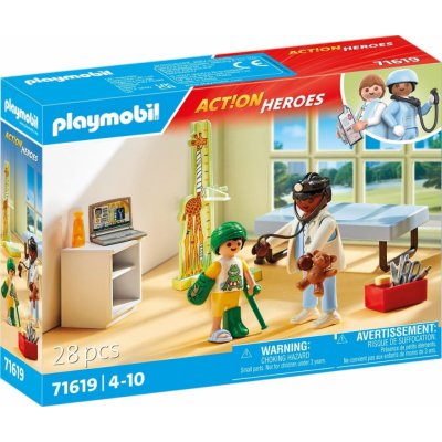 Playmobil 71619 Pediatr s plyšovým medvídkem – Zboží Dáma