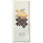 Bondecor Fotorám bílý 1611PLF, plexi sklo, 20x50 cm – Hledejceny.cz