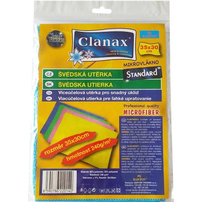 Clanax Standard švédská utěrka 35 x 30 cm 240 g 1 ks – Zbozi.Blesk.cz