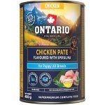 Ontario Puppy kuřecí pate s příchutí spirulíny 400 g – Hledejceny.cz
