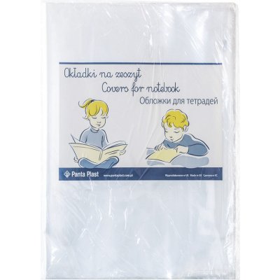 Obal na knihu A4 PP průhledný PANTA PLAST – Zboží Dáma