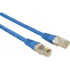 síťový kabel CTnet 120000 Patch, RJ45, cat. 5e, UTP, 0,25m, modrý