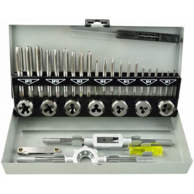 Sada závitníků a závitových oček 32ks, Geko G38301 – Zboží Mobilmania