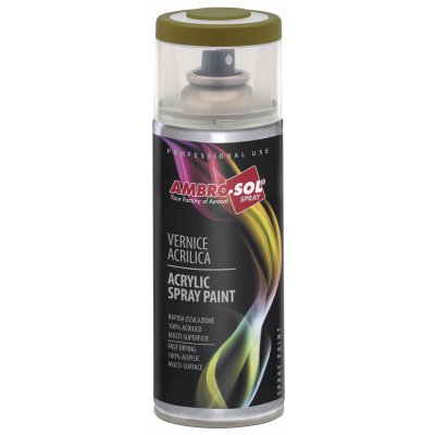 Ambro-Sol íceúčelová matná akrylová barva v armádních odstínech ve spreji Multipurpose Acrylic Paint 400 ml RAL 7008 MAT šedá khaki – Zbozi.Blesk.cz