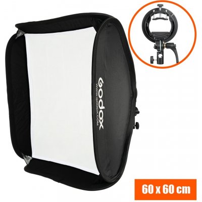 Godox Quick softbox 60x60 a držákem S2 pro externí blesk Godox SGUV6060 – Sleviste.cz