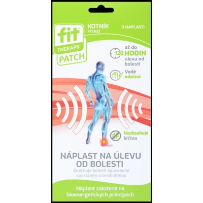 FIT Therapy Náplast na úlevu od bolesti kotník 3 ks – Zboží Dáma