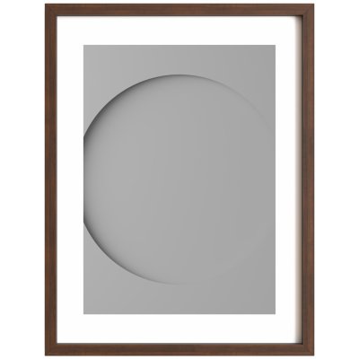 Idealform Poster no. 5 Round composition Barva: Silver grey, Velikost: 300x400 mm – Zboží Dáma