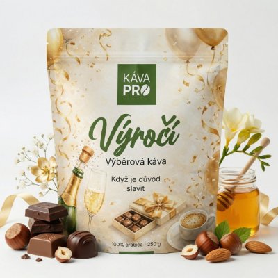 KávaPRO Výročí zrnková 250 g – Hledejceny.cz